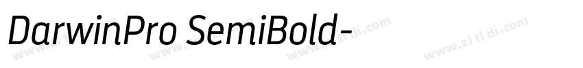 DarwinPro SemiBold字体转换 DarwinPro SemiBold字体转换